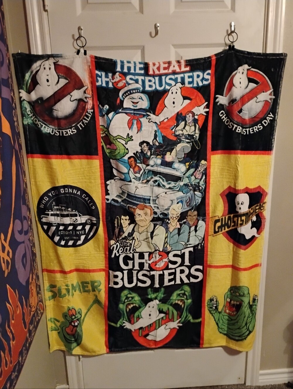 "The Real Ghostbusters" Graphic Throw Blanket